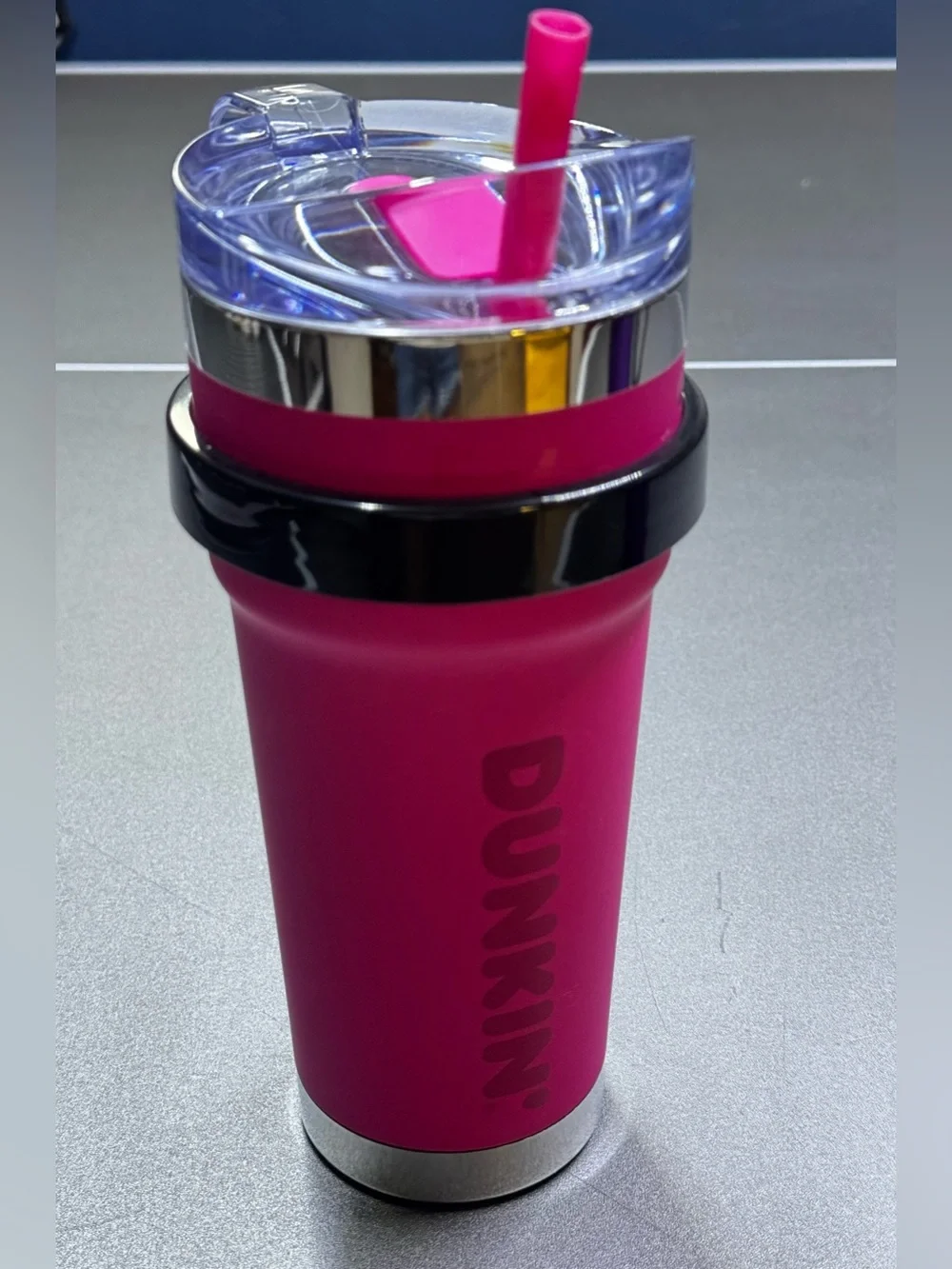NEW Dunkin’ Donuts 24oz Pink Tumbler Summer 2020
